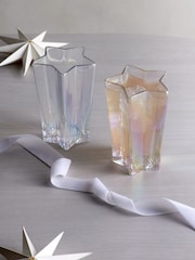 Set of 2 Iridescent Star Tumbler Glasses - Image 1 of 4