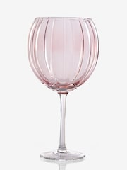 Set of 2 Pink Ottilie Gin Glasses - Image 4 of 4