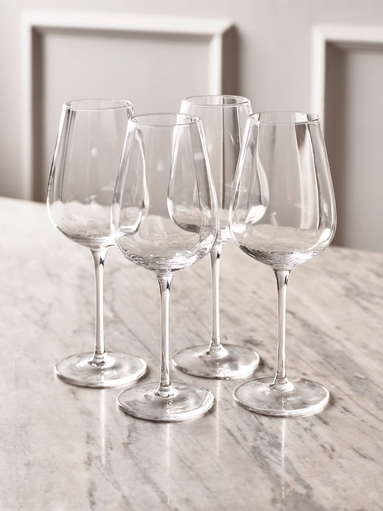 Set of 4 Clear Kya Wine Glasses - Image 2 of 6 Set of 4 Clear Kya Wine Glasses - Image 2 of 6