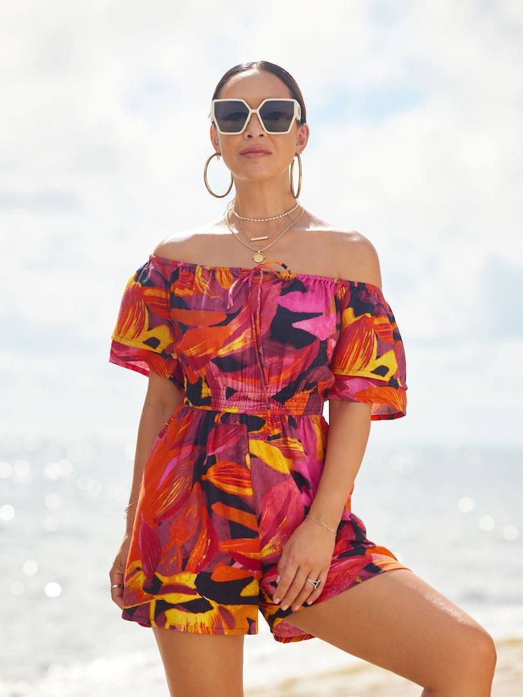 Salopetă scurtă fără umeri Myleene Klass - Image 1 of 7