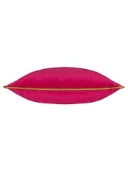 Furn Hot Pink/Lime Meridian Velvet 55 x 55cm Cushion Cover - Image 5 of 6
