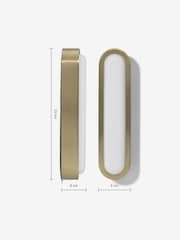 MADE.COM Brass Nura Flush Wall Light - Image 3 of 3