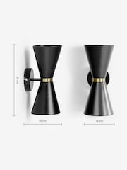 MADE.COM Black Ogilvy Wall Lamp - Image 3 of 3