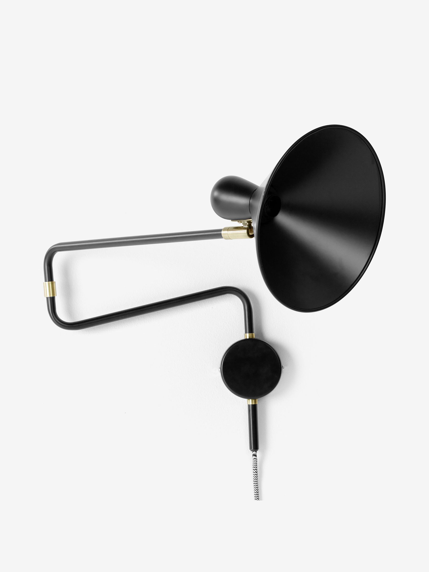 Ogilvy swing arm wall lamp top