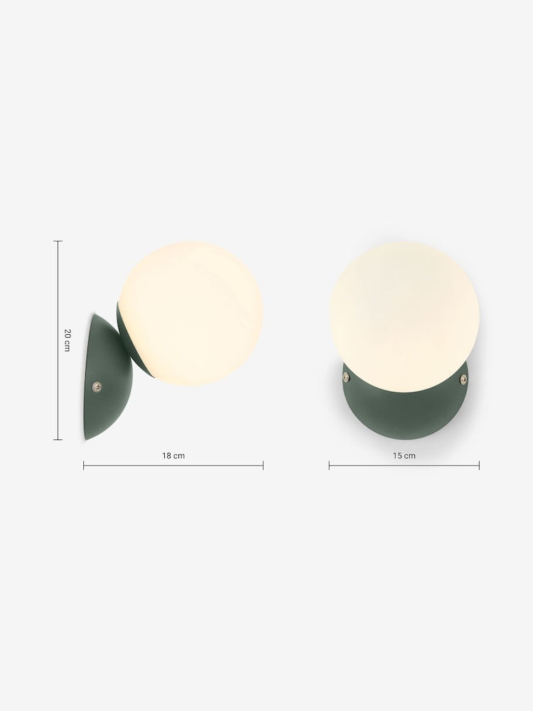 MADE.COM Green Vetro Wall Light - Image 3 of 3