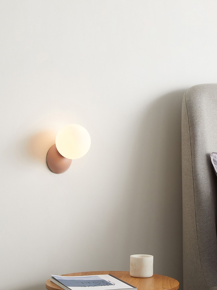 MADE.COM Pink Vetro Wall Light - Image 1 of 2