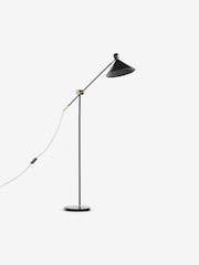 MADE.COM Black/Gold Ogilvy Task Floor Lamp - Image 2 of 4