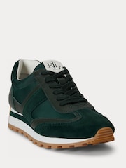 Lauren Ralph Lauren Black Dani Suede Leather and Nylon Trainers - Image 4 of 5