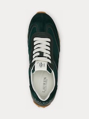 Lauren Ralph Lauren Black Dani Suede Leather and Nylon Trainers - Image 5 of 5