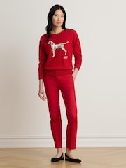 Lauren Ralph Lauren Riednee Dalmation Crew Neck Sweater - Εικόνα 2 από 9