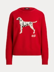 Lauren Ralph Lauren Riednee Dalmation Crew Neck Sweater - Εικόνα 9 από 9