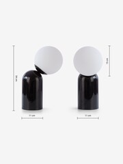 MADE.COM Black Vetro Table Lamp - Image 7 of 7