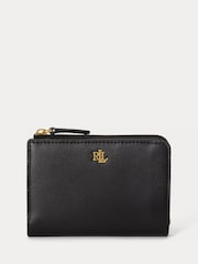 Lauren Ralph Lauren Black Bifold Zip Around Coin Purse - Image 1 of 4