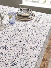 Blue Salcombe Spot Wipe Clean Table Cloth - Image 1 of 4