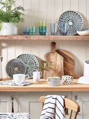 Blue Salcombe Spot Wipe Clean Table Cloth - Image 3 of 4