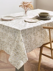 Natural Daisy Ditsy Wipe Clean Table Cloths - Image 1 of 4