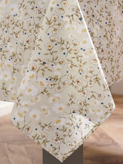 Natural Daisy Ditsy Wipe Clean Table Cloths - Image 3 of 4
