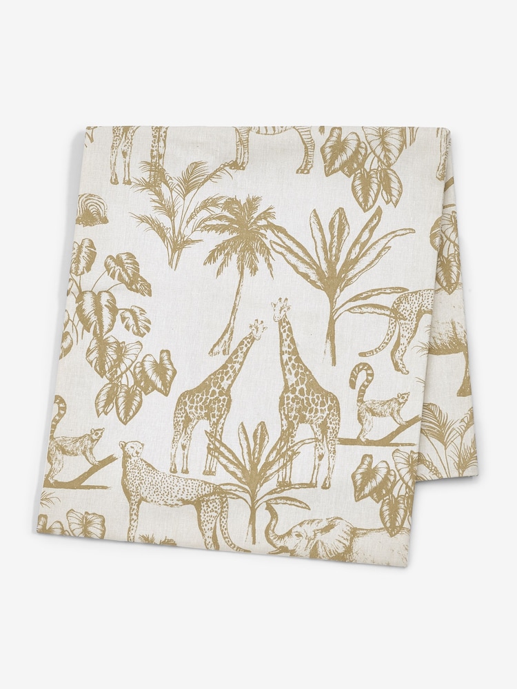 Natural Safari Print Wipe Clean Table Cloth - Image 4 of 4