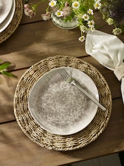 Set of 2 Natural Woven Seagrass Charger Placemats - Image 2 of 5