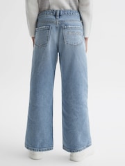 Reiss Denim Marion 9-14 yrs Straight Leg Sequin Detail Jeans - Image 5 of 6