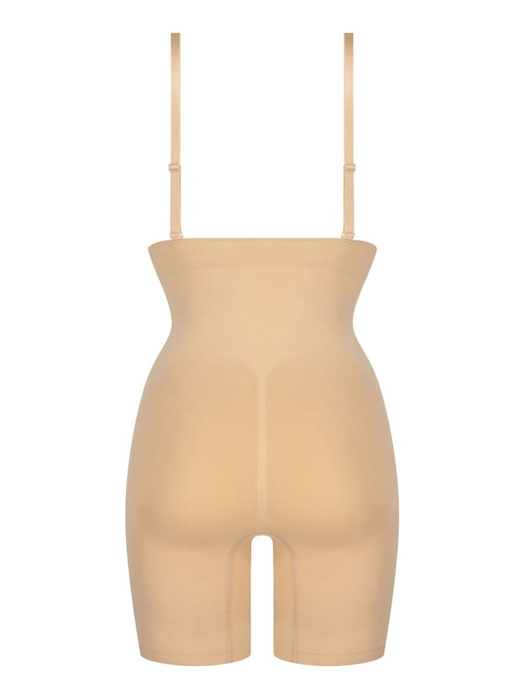 Hunkemoller Seamless Enhancing Thigh Slimming Shapewear 100% Cotton Bodysuit - Image 4 of 4