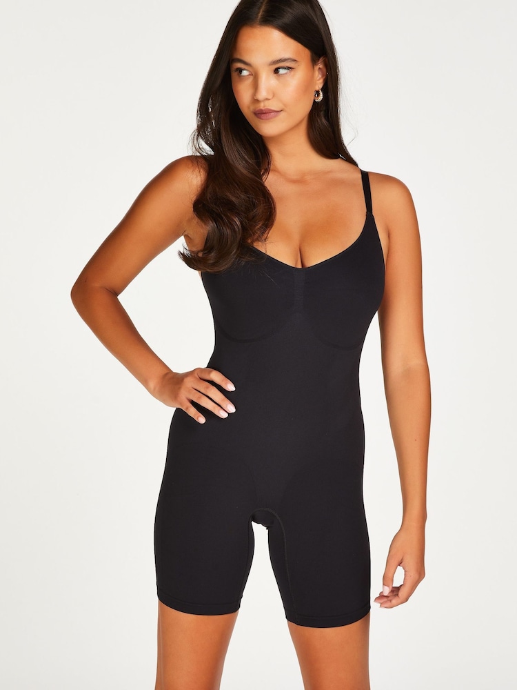 Hunkemoller Seamless Enhancing Thigh Slimmer Shapewear 100% Cotton Bodysuit - Image 1 of 5