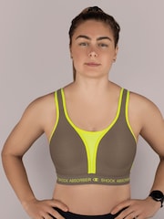 Shock Absorber Brown Ultimate Run Padded Sports Bra - Image 1 of 5