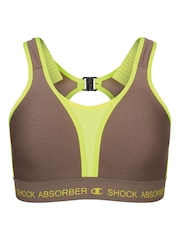 Shock Absorber Brown Ultimate Run Padded Sports Bra - Image 4 of 5