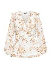 City Chic Ellie White Top - Image 3 of 3