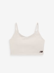 New Balance Grey Linear Heritage Soft Bra Top - Image 6 of 6