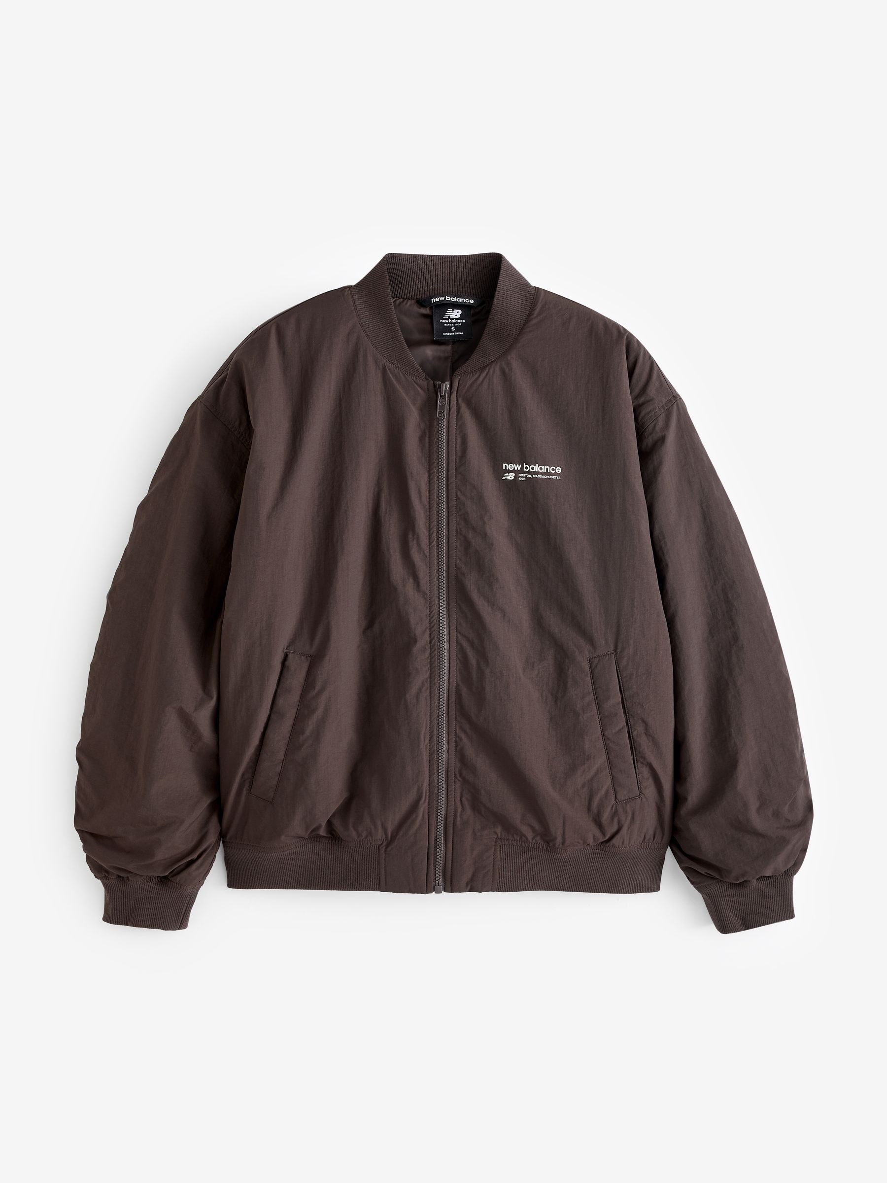 Buy New Balance Black Linear Heritage Woven Bomber Jacket from Next Ireland