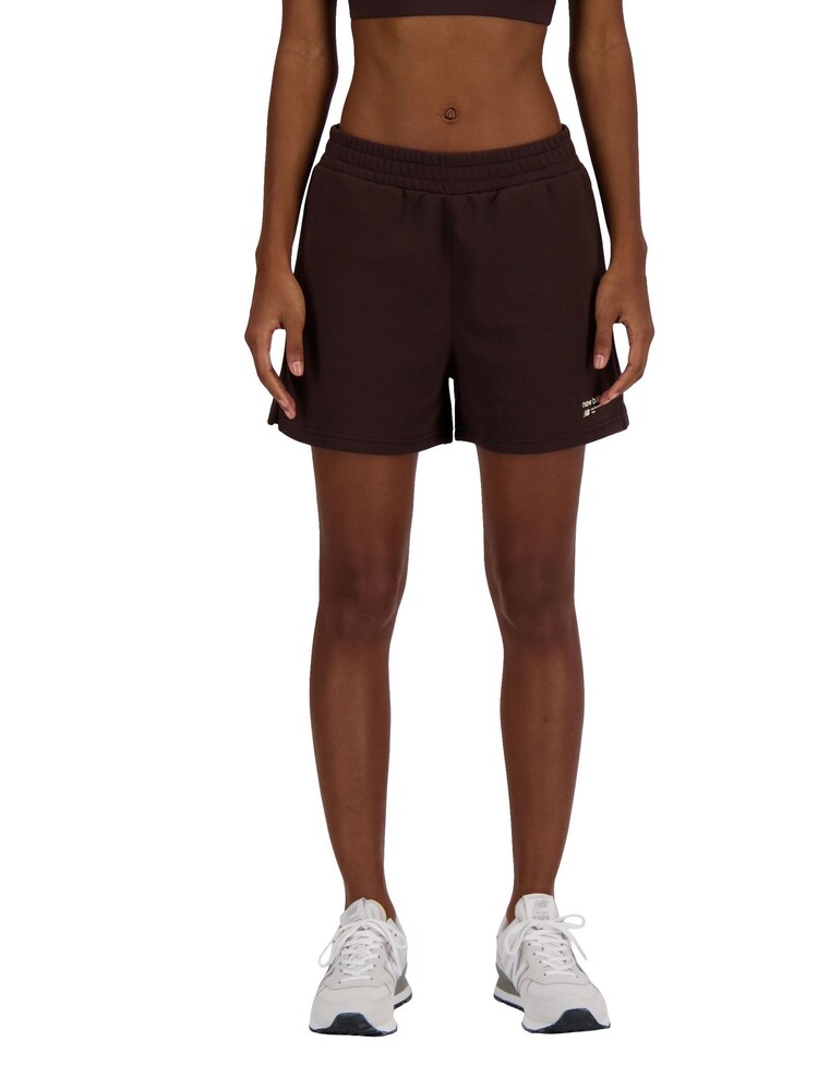 Brun - New Balance Linear Heritage Fransk frotté Shorts - Bild 1 av 1 Brun - New Balance Linear Heritage Fransk frotté Shorts - Bild 1 av 1
