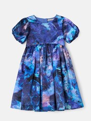 Angel & Rocket Blue Lucia Galaxy Print Dress - Image 3 of 5