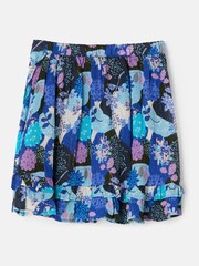 Angel & Rocket Blue Willow Mock Wrap Frill Skirt - Image 4 of 5
