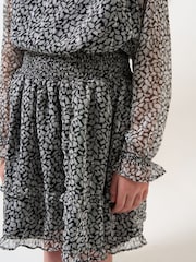 Angel & Rocket Becci Georgette Rara Black Skirt - Image 3 of 5