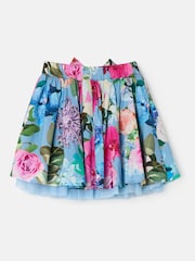 Angel & Rocket Blue Darcy Printed Layered Skirt - Image 4 of 5