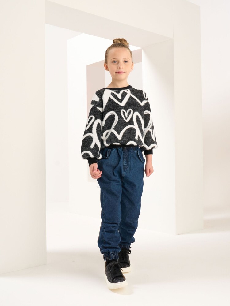 Angel & Rocket Blue Carrie Denim Parachute Trousers - Image 2 of 4 Angel & Rocket Blue Carrie Denim Parachute Trousers - Image 2 of 4