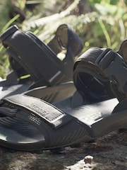 adidas Terrex Black/Grey Hydroterra Sandals - Image 8 of 15