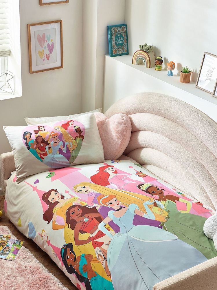 Комплект пододеяльника и наволочек из хлопка Disney Princess 100% - Изображение 1 из 10