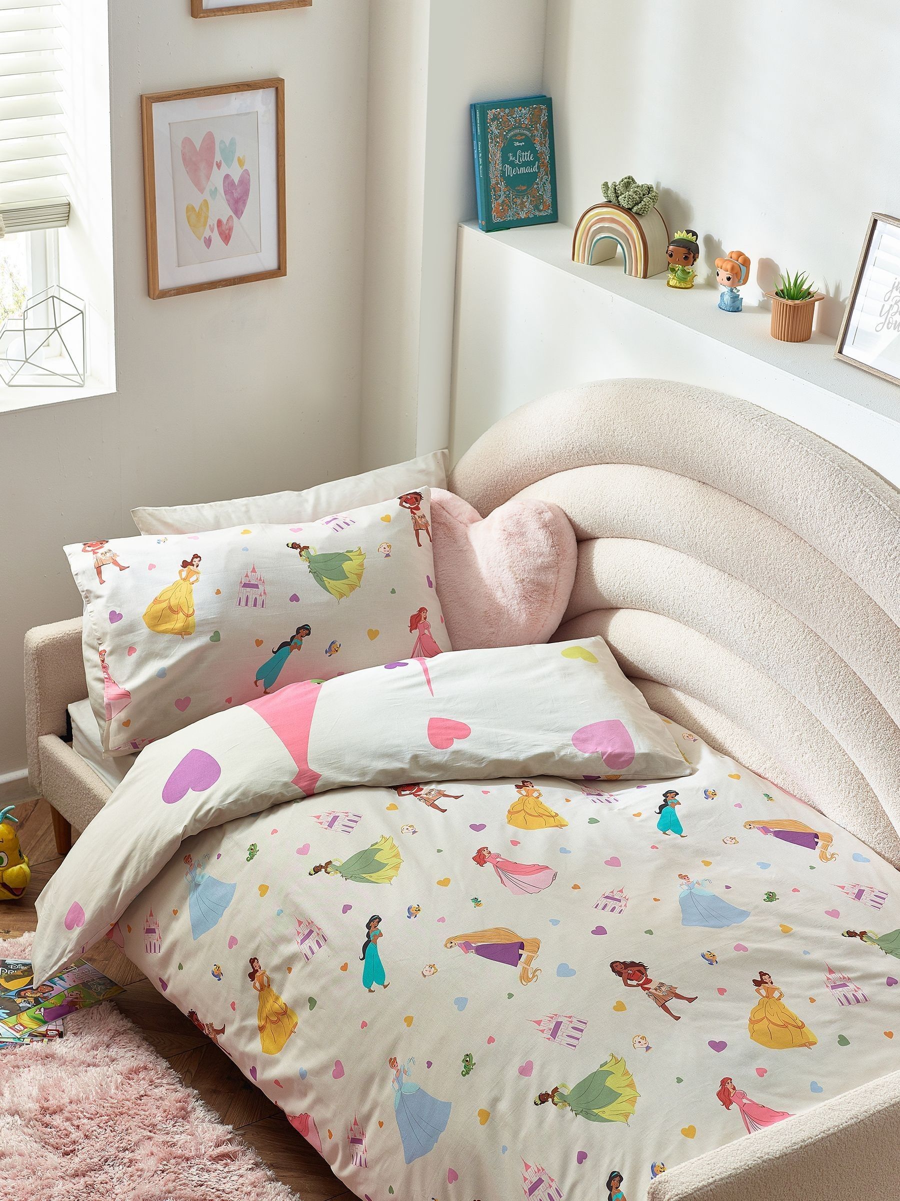 Princess duvet and pillowcase set discount