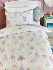 Disney Frozen Pink 100% Cotton Duvet Cover and Pillowcase Set - Image 4 of 9
