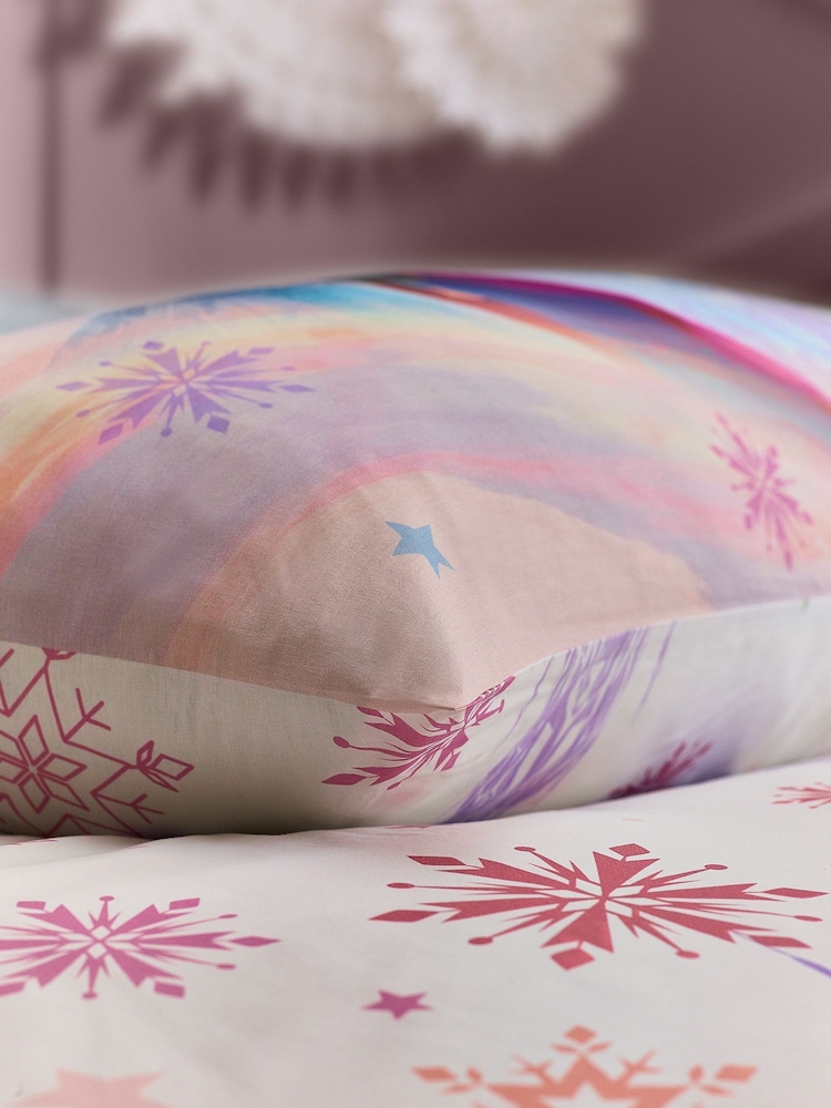 Disney Frozen Pink 100% Cotton Duvet Cover and Pillowcase Set - Image 5 of 9