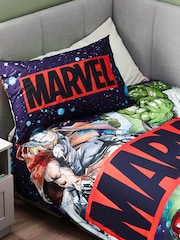 Blue Marvel 100% Cotton Duvet Cover and Pillowcase Set - Image 5 of 10