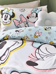 White Disney Minnie Mouse 100% Cotton Single Duvet Cover and Pillowcase Set - Image 5 of 10