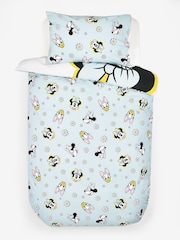 White Disney Minnie Mouse 100% Cotton Single Duvet Cover and Pillowcase Set - Image 8 of 10