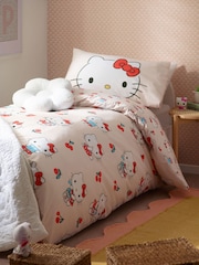 Natural Hello Kitty 100% Cotton Duvet Cover and Pillowcase Set - Image 2 of 8
