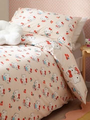 Natural Hello Kitty 100% Cotton Duvet Cover and Pillowcase Set - Image 3 of 8