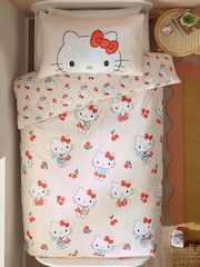 Natural Hello Kitty 100% Cotton Duvet Cover and Pillowcase Set - Image 4 of 8