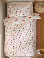 Natural Hello Kitty 100% Cotton Duvet Cover and Pillowcase Set - Image 5 of 8