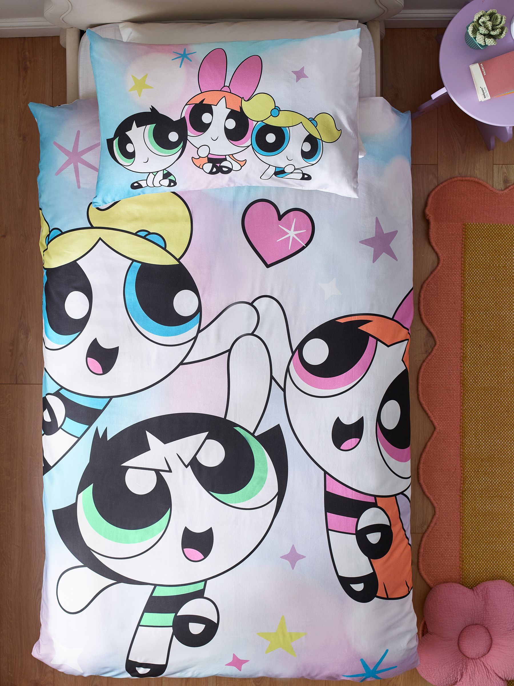 Powerpuff girls bed sheets top